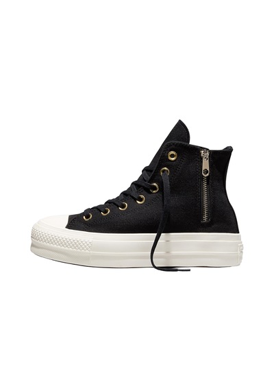 A18387c-k Converse Chuck Taylor All Star Lıft Sıde Zıp Kadın Spor Ayakkabı Siyah A18387c-k