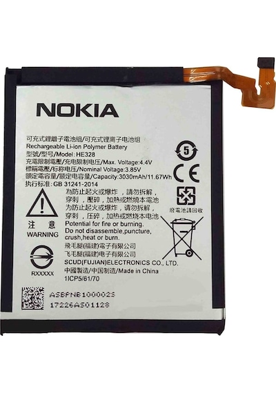 Nokia 8 A Kalite Pil Batarya Ta-1012 - 3030 Mah Sku111365