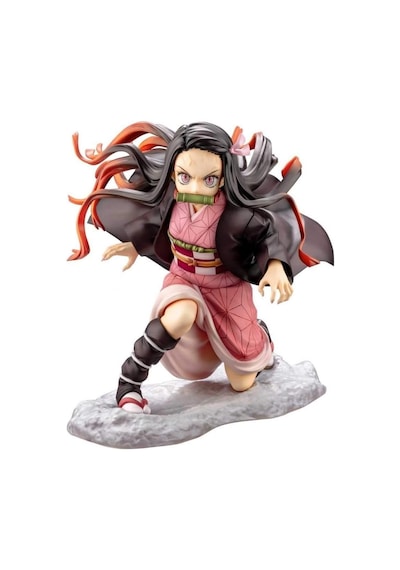 Demon Slayer Kimetsu No Yaiba Nezuko Kamado Fighting Version Aksiyon Figürü 17 Cm