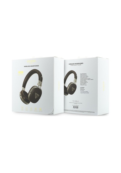Guess Lisanslı ENC-1 Teknolojili Pu Üçgen Metal Logo Bluetooth 5.4 Kulak Üstü Kulaklık