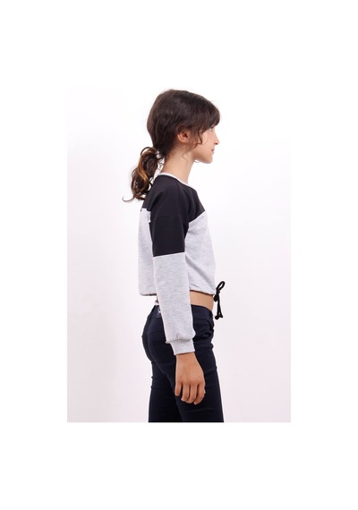 Toontoy Kız Çocuk Varaklı Girl Baskılı Sweatshirt Siyah Toontoy Kız Çocuk Varaklı Girl Baskılı Sweatshirt Siyah