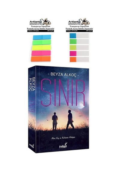 Sınır Beyza Alkoç 400 Sayfa 1 Adet Transparan Kitap Ayraç 2 Paket Mavi Kuş Ve Kafesinin Hikayesi