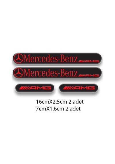Mercedes Set Oto Sticker 3d Sticker 02 Diğer