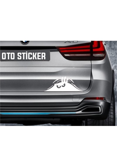 Öfkeli Surat Oto Sticker 25 11,5 Cm