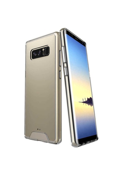 Galaxy Note 8 Kılıf Zore Gard Silikon Renksiz