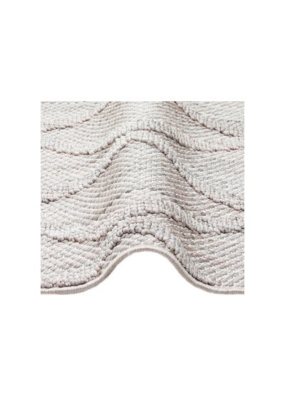 Hoom Rugs Mikanos Czy 04 Grey Hav Vermez Yıkanabilir Modern Halı Gri