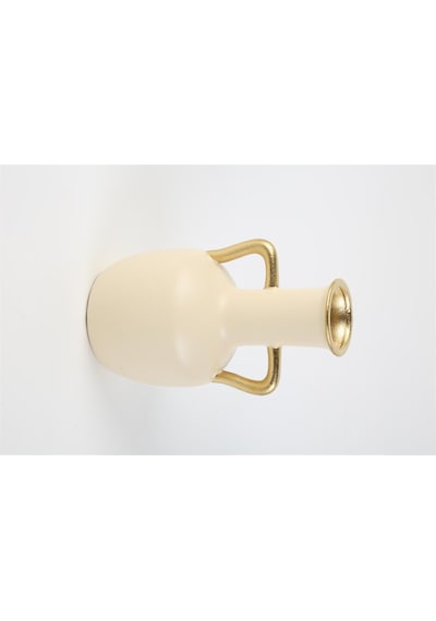 Vitale Krem Seramik Kulplu Küp 13 13 23 Cm Ak.la0046 Renkli