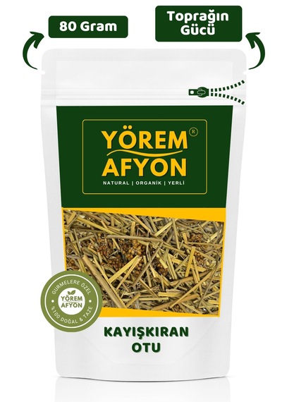 Yörem Afyon Toprağın Derininden Gelen Arınma Cevheri Hakiki Kayışkıran Otu, Demirdelen Ononis Spinosa 80gr.