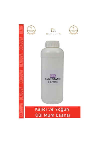 Mumesansı Yoğun Kalıcı Kaliteli Yağ Bazlı Konsantre Aromatik Kullanıma Uygun Gül Mum Esansı 1 Lt Çok Renkli