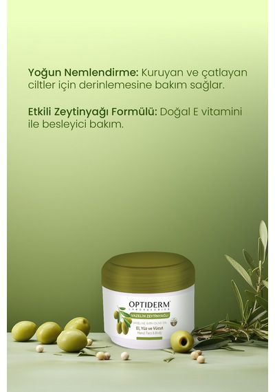 Optiderm Vazelin Zeytinyağlı 100 Ml