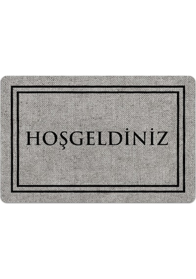 Evaşk Kapı Önü Paspası Vinil Kaymaz Tabanlı 45 X 70 Evaşkdm11066
