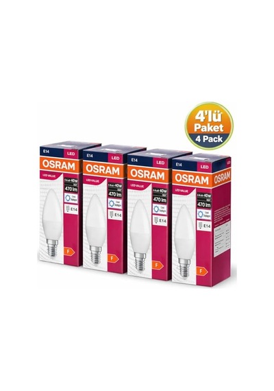 Led Mum Ampul 4.9w 40w Eşdeğer E14 Duy 470 Lümen Dekoratif Led Ampul Dim Edilemez Enerji Tasarruflu Diğer