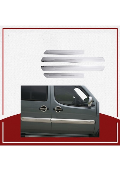 Unc Fiat Doblo Yan Kapı Çıtası 2006-2010 Paslanmaz Çelik Unc111028