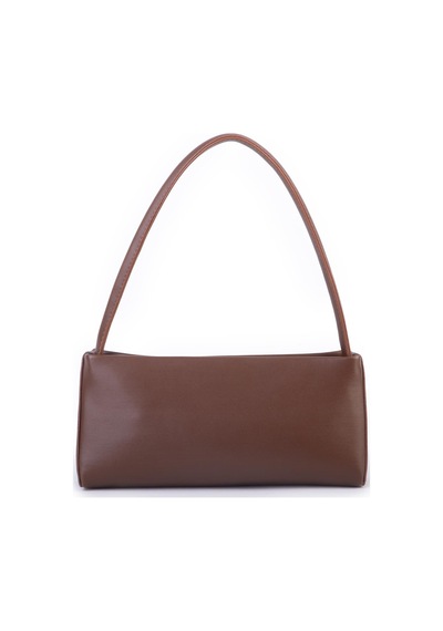 Nas Bag Kadın Basic Baget Omuz Ve Çapraz Çanta Taba Kımera 27x12 Cm