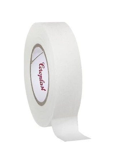 Coroplast Beyaz Isıya Dayanıklı Tüysüz Bez Bant 19Mm x 15Mt