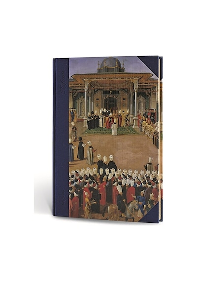 Osmanlı Kaftan Journal Çizgili Tören Lacivert