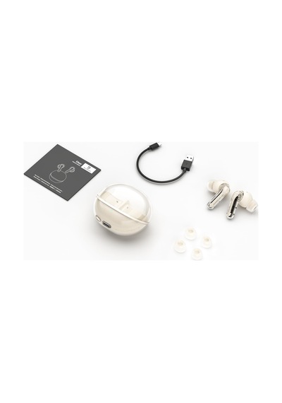 Clear Enc Tws Bluetooth 5.3 Kulak İçi Kablosuz Kulaklık Bej