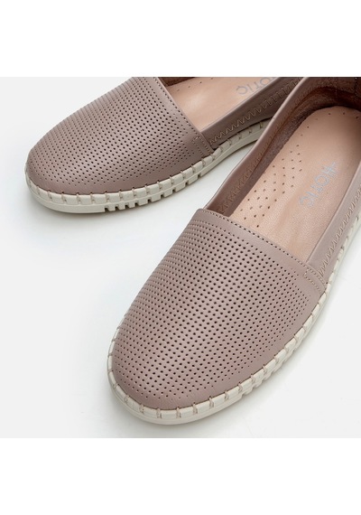 Hotiç Hakiki Deri Kadın Loafer -Vizon 01AYH285990A450