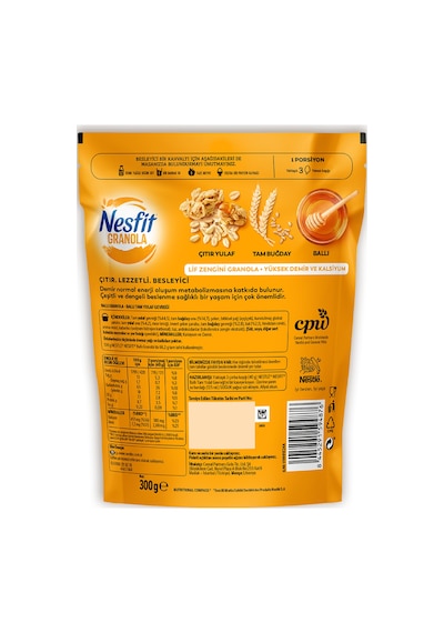Nesfit Granola 300gr Ballı X2