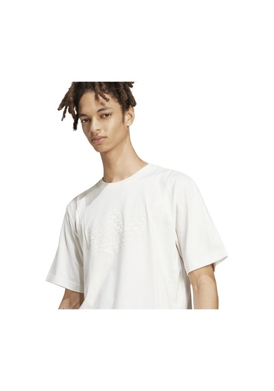 Adidas Q12 Monogram Erkek Spor Tişört - Jp4415 Krem