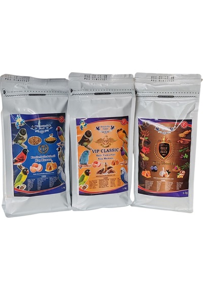 Beautiful Food Mama 3 Lü Set Kurtlu 1kg+clasik 1 Kg+best 1kg