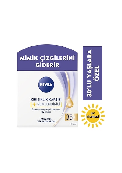 35+ Kırışıklık Karşıtı Yüz Kremi 50 Ml
