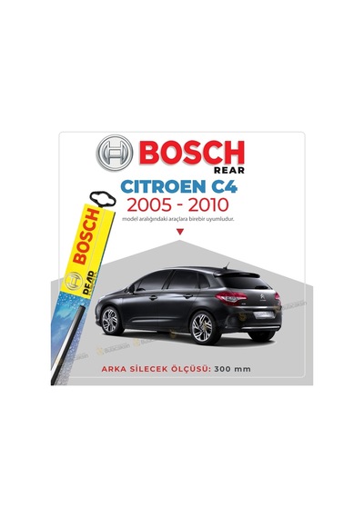 Bosch  Rear Citroen C4 2005 - 2010 Arka Silecek - H304