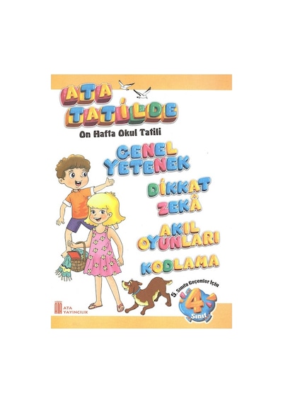 4 .sınıf Ata Tatilde Okuduğunu Anlama + Genel Yetenek Dikkat Zeka Akıl Oyunları Kodlama