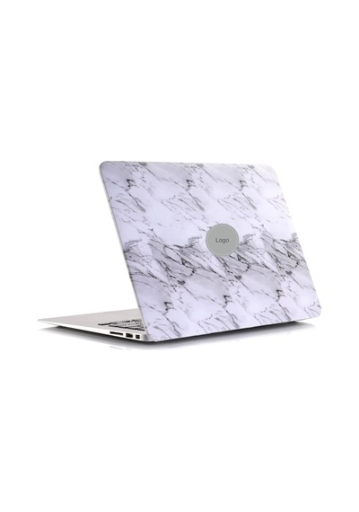 Macbook Air M1 Kılıfı A2337 Uyumlu 13 İnç Premium Deri Kaplama Mermer Desenli Hard Case A2179 A1932 Sert Koruyucu Kapak Çizilme Ve Darbe Koruma Kılıfı Beyaz Belirtilmemiş