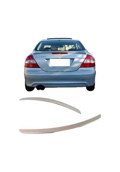 Mercedes W211 Clk Uyumlu Yedek Parça Bagaj Üstü Amg Spoiler Pla