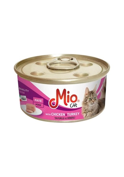 85 Gr Kedi Yaş Mama, Tavuklu Ve Hindili X 24 Adet