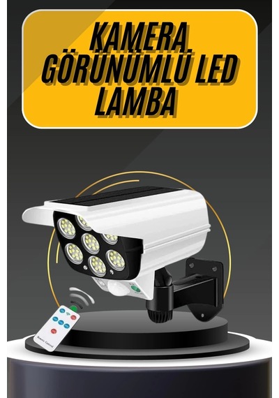 Bay Led Lamba-güneş Paneli Destekli Uzaktan Kumandalı Solar Led Lamba Najmaddin