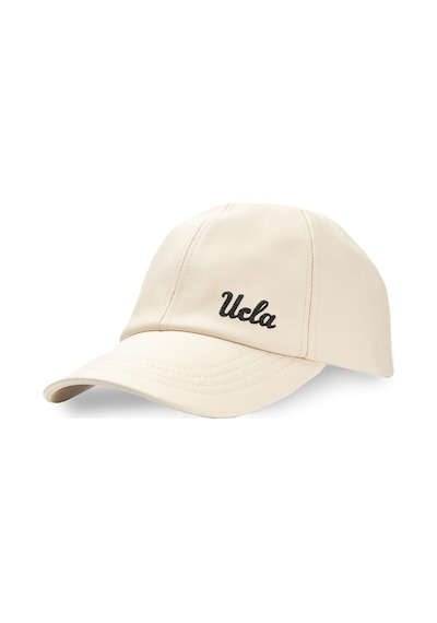 Ucla Damıan Kemik Rengi Baseball Cap Suni Deri - Unisex Şapka Kemik