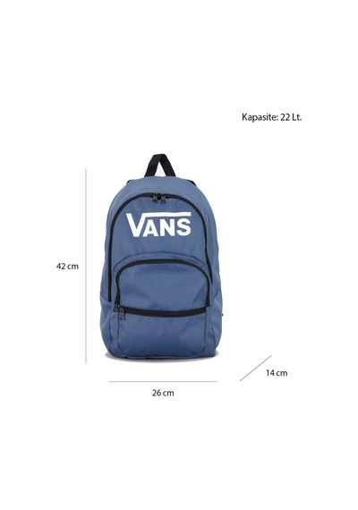 Vans Ranged 2 Backpack-b Kadın Sırt Çantası Vn0a7ufnc451 Mavi
