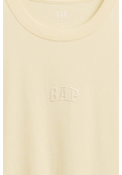 Gap Erkek Everyday Soft Mini Logo Detaylı Sarı T-shirt-14307