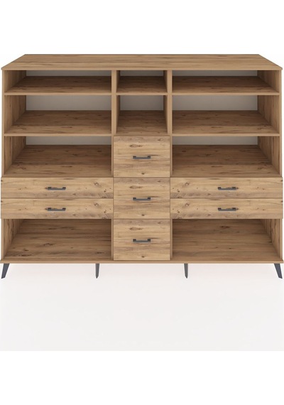 Kronos Dolap 8 Raflı 7 Çekmeceli 220x59x163 Çam-çam Çam-çam Kronos Dolap 8 Raflı 7 Çekmeceli 220x59x163 Çam-çam Çam-çam