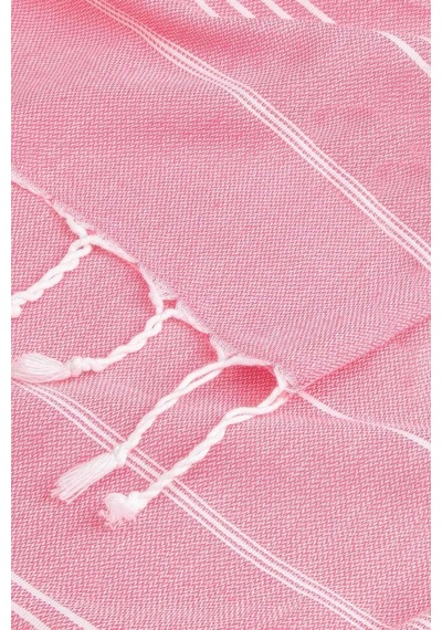 Summer Wind Soft %100 Pamuk Peştemal 100x180 Cm Pembe Çok Renkli