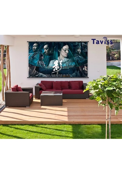 ANTİ-LİGHT DUVAR TİPİ RULO KATLANABİLİR PROJEKSİYON PERDESİ