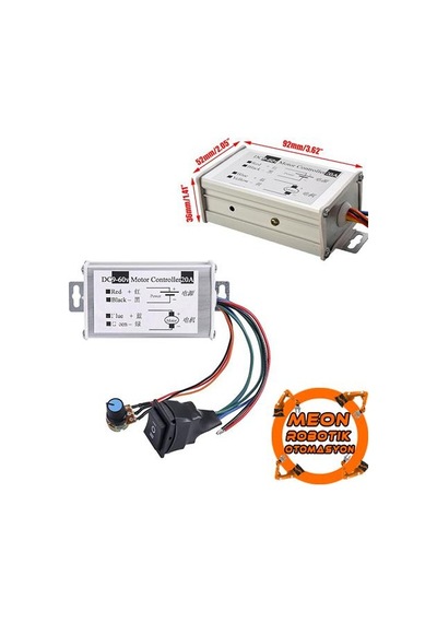 9V – 60V 20A Dc Motor İleri Geri Yön Kontrol Anahtarlıpwm Hız Kon