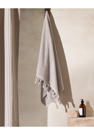 Madame Coco Bernay %100 Pamuk Banyo Havlusu - Haki - 70x150 Cm Hvlu0000000193 001