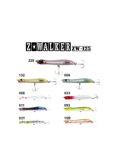 Fujin Z-Walker 125mm 18gr Su Üstü Maket Balık