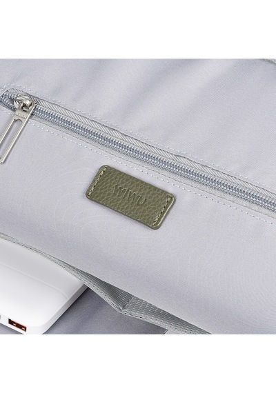 Wiwu Osun Serisi Metal Logolu Pu Deri Laptop Sırt Çantası Yeşil