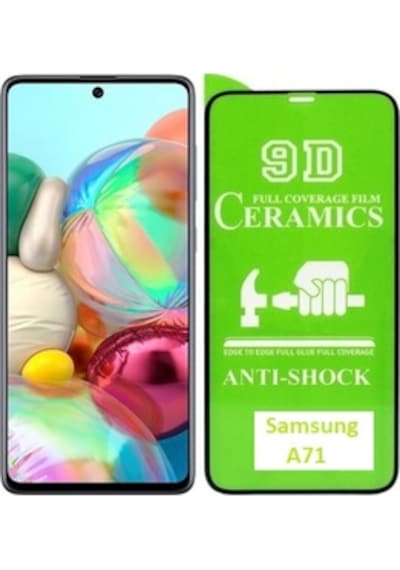 Samsung Galaxy Uyumlu A71 Tam Kaplayan Nano Seramik Esnek Ekran Koruyucu