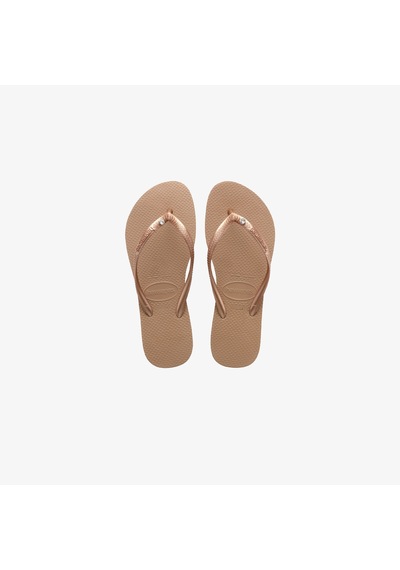 Havaianas Slim Crystal Çocuk Sarıterlik Düz 4145651 Sarı