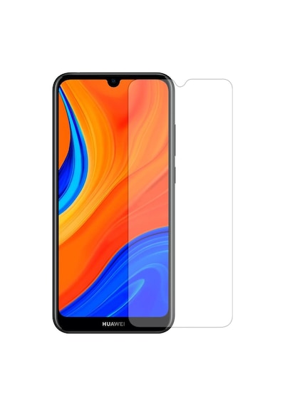 Huawei Y7 2019 Arka Kapak Silikon Kılıf + Temperli Cam Ekran Koruyucu