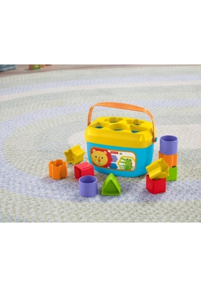 Fisher-Price Renkli Bloklar Kova Ve 10 Adet Blok Yerleştirme