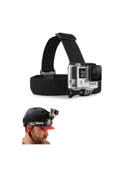Prepare Aksiyon Kamera Uyumlu Kafa Tututcu Kaymaz Band Head Strap