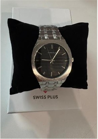 Swiss Plus Man Watch Basic Seri Model-6 St2302agp Black-silver Diğer