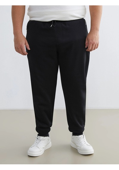 LC Waikiki Lcwaıkıkı Classic Siyah Kalın Erkek Jogger Eşofman Altı New Blakız Çocuk