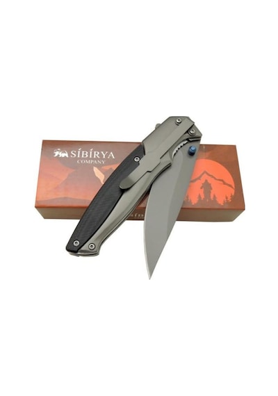 Sibirya Kamp Galaksi Hunter Knife Black Siyah